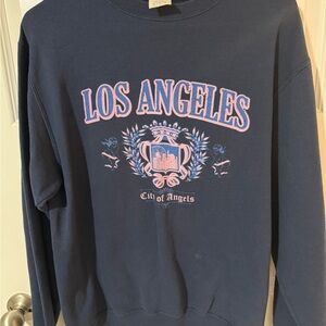 Vintage Blue Los Angeles Sweatshirt